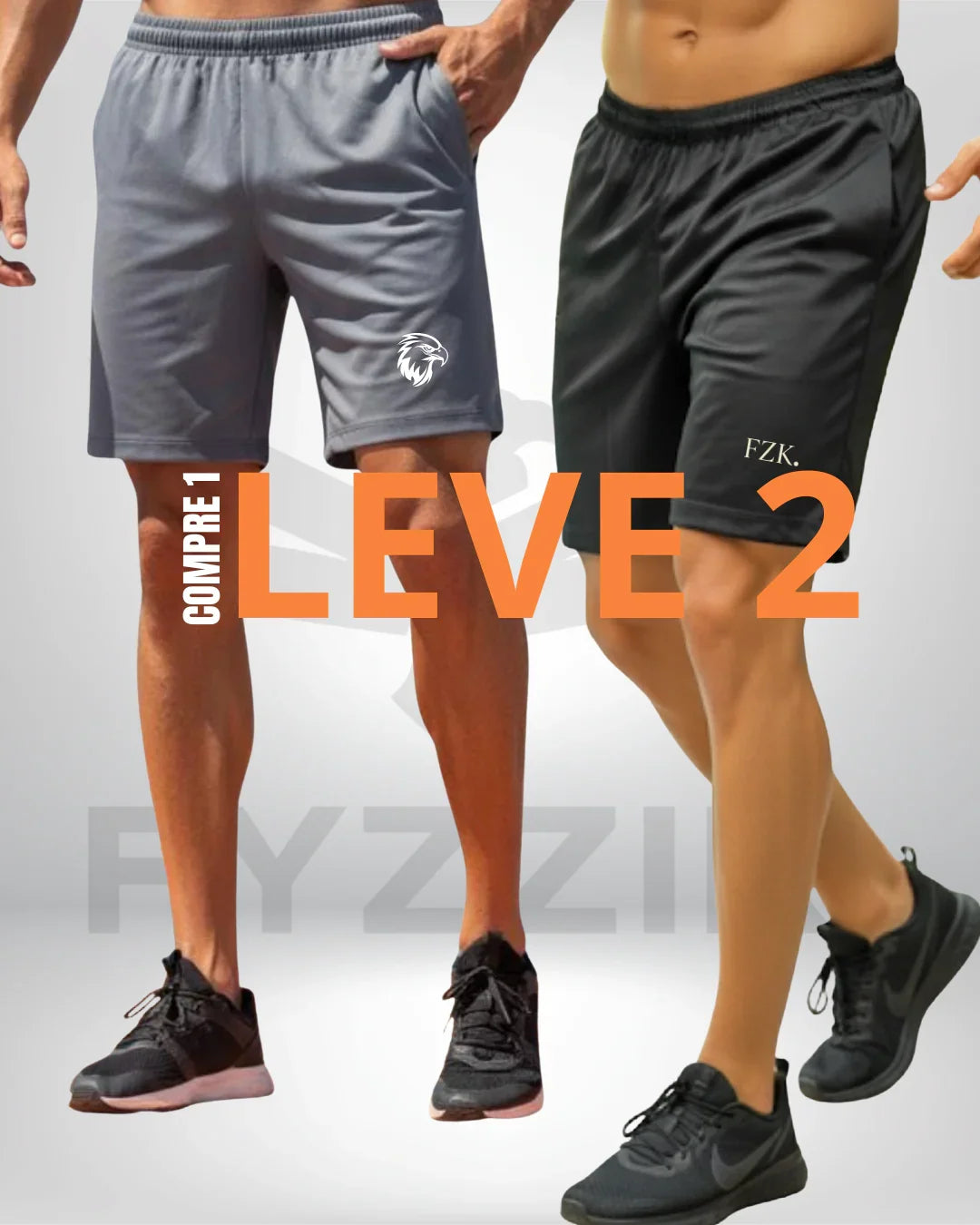 Compre 1 Leve 2 Short Dry