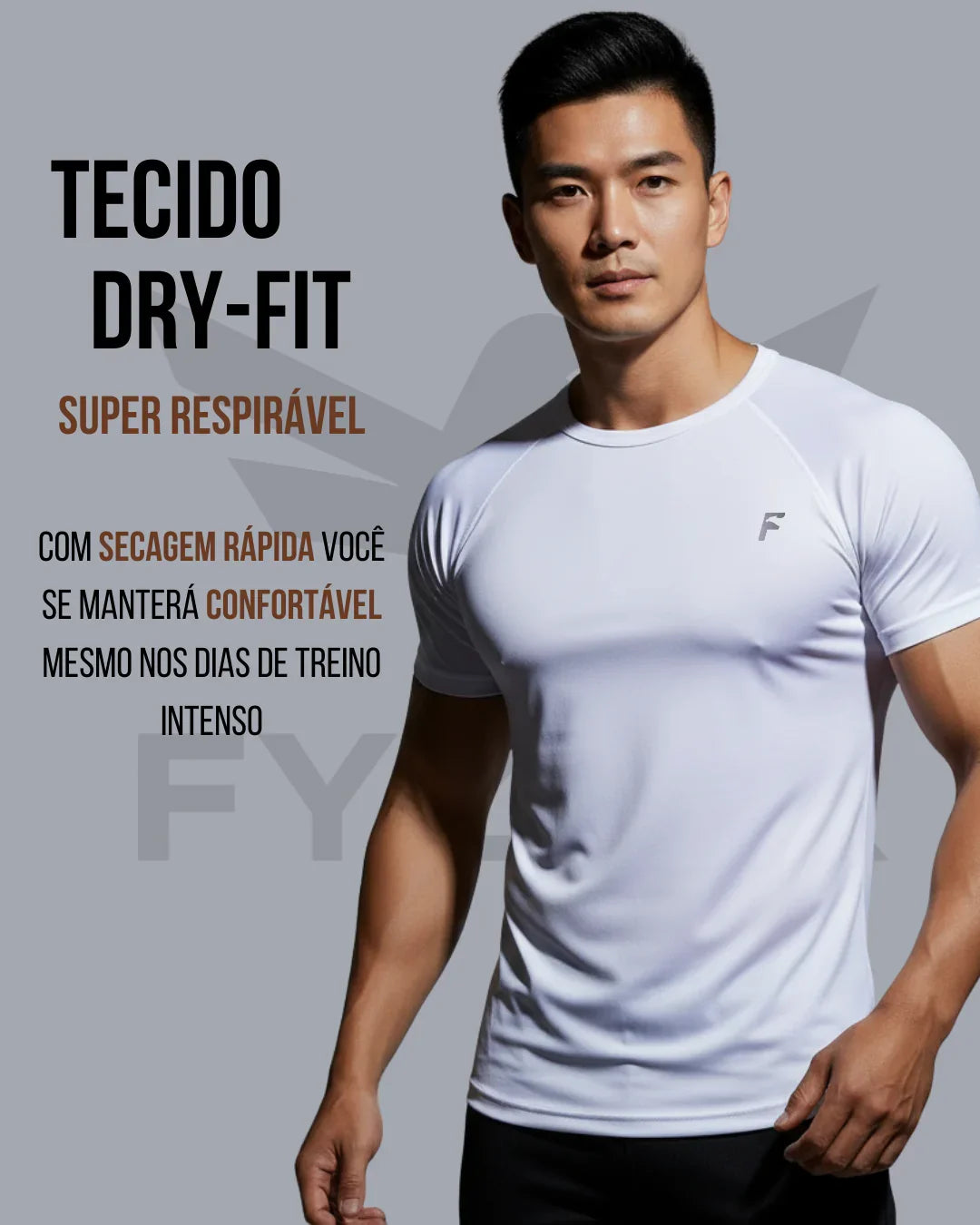 kit 3 camisas DryTech Premium